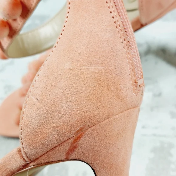 NEW Sam Edelman Luella Canyon Clay Suede Leather Ankle Strap Heeled Sandals O795 - Picture 12 of 15